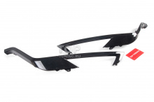 13409 Молдинги на передний бампер R-Dеsign для Volvo XC60 II (2021-2025 рecтайлинг)