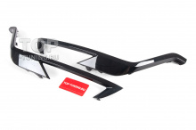 Накладки Р-Дизайн для переднего бампера Вольво ХС60 2 поколение (2021-2025 / рестайлинг 1) Цена за 1 шт. | Правая или левая | Черный глянец