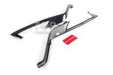 13409 Молдинги на передний бампер R-Dеsign для Volvo XC60 II (2021-2025 рecтайлинг)