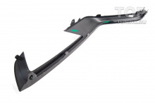 Накладки Р-Дизайн для переднего бампера Вольво ХС60 2 поколение (2021-2025 / рестайлинг 1) Цена за 1 шт. | Правая или левая | Черный глянец