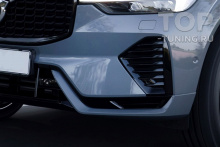 13409 Молдинги на передний бампер R-Dеsign для Volvo XC60 II (2021-2025 рecтайлинг)