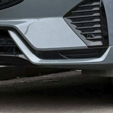 Накладки Р-Дизайн для переднего бампера Вольво ХС60 2 поколение (2021-2025 / рестайлинг 1) Цена за 1 шт. | Правая или левая | Черный глянец