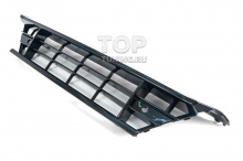 Спойлер переднего бампера Р-Дизайн  для Вольво ХС60 2 поколение (2021-2025 / рестайлинг 1) Цена за 1 шт. | Черный глянец | ABS-пластик