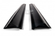 Молдинги передних дверей Вольво ХС60 второго поколения (2017–2021) Цена за 1 шт. | Б/У | ABS-пластик