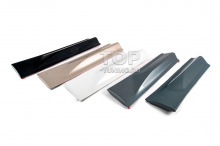 Молдинги задних дверей Вольво ХС60 второго поколения (2017–2021) Цена за 1 шт. | Б/У | ABS-пластик