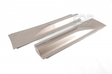 Молдинги задних дверей Вольво ХС60 второго поколения (2017–2021) Цена за 1 шт. | Б/У | ABS-пластик