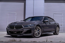 Сплиттеры SCL POWER на пороги БМВ 8 серии (M850i) Стеклопластик под окраску / Кованый карбон / Классический карбон