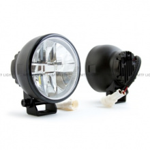 Универсальные круглые LED ПТФ — МТФ 90 мм.  для автомобиля Цена за комплект | 6000К | Тип крепления — навесное | 500 lm x 2 | Влагозащита — IP67 | 12V | 5.9 Вт