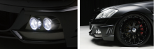 WALD хорошо поработал над изменением переднего бампера Mercedes W221.