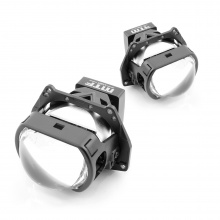 Светодиодные Bi-LED линзы 3.0 дюйма MTF Night Assistant Progressive 2 поколения квадратного типа для авто Цена за 2 шт. / 12V / 55W ближний / 65W дальний / 5500K / 4500 lm / Hella 3