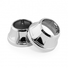 Круглые хромированные бленды МТФ Лайт №105 для Би-Лэд линз 3 дюйма Цена за  2 шт. | Оригинал 