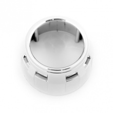 Хромированные круглые бленды МТФ Лайт №25 для БИ-лэд линз 2.5 дюйма Цена за 2 шт. | Оригинал