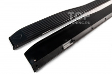 Выезжающие элетро пороги-подножки Майбах для Мерседес ГЛС Х167 (2019) Цена за комплект | Черные или серебристые | Штатная установка