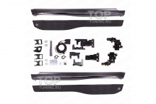 Выезжающие элетро пороги-подножки Майбах для Мерседес ГЛС Х167 (2019) Цена за комплект | Черные или серебристые | Штатная установка