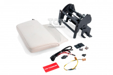 Выдвижная подставка, подушка под ноги с массажем, в сидение переднего пассажира или водителя Лисян Л6 / Л7 / Л8 / Л9 Цена за 1 шт. | В цвет салона | Управление штатной кнопкой | Штатная установка