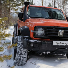 Фендеры на колесные арки для ТАНК 300 Цена за комплект | Черный матовый цвет | ABS-пластик