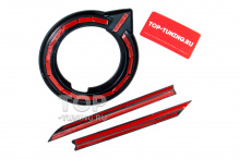 13624 Антихром накладки на эмблему в решетке радиатора Volvo SPA