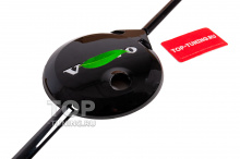 Черная накладка на эмблему решетки радиатора Вольво Цена за 1 шт. | ABS-пластик | Черный глянец | Монтаж поверх эмблемы на двухсторонний скотч