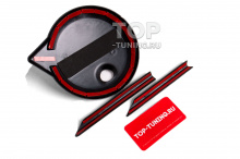 13624 Антихром накладки на эмблему в решетке радиатора Volvo SPA