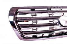 Тюнинг решетка Gun Metal Chrome для модернизации внешнего вида Тойота Ленд Крузер 200 (2007-2012) Цена за 1 шт. | АБС пластик | Штатный монтаж