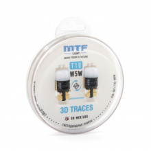 13664 Светодиодные габаритные лампы MTF Light 3D TRACES (W5W, 5500K) для авто