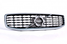 Решетка радиатора R-Design для Вольво С60 / В60 (2018+) ABS пластик / Штатный монтаж / Эмблема приобретается отдельно