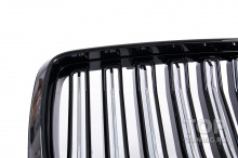 Решетка радиатора Инскрипшн для Вольво С60 / В60 (2018+) ABS пластик / Штатный монтаж / Эмблема приобретается отдельно