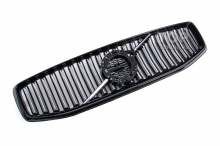 Решетка радиатора Инскрипшн для Вольво С60 / В60 (2018+) ABS пластик / Штатный монтаж / Эмблема приобретается отдельно