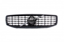 Черная решетка радиатора в стиле Р-Дизайн для Вольво С60 / В60 (2018+) ABS-пластик | Эмблема приобретается отдельно