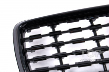 Черная решетка радиатора в стиле Р-Дизайн для Вольво С60 / В60 (2018+) ABS-пластик | Эмблема приобретается отдельно