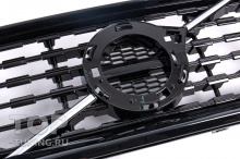 13674 Черная решетка радиатора R-Design для Volvo S60, V60 (2018+)