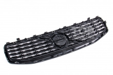 Черная решетка радиатора в стиле Р-Дизайн для Вольво С60 / В60 (2018+) ABS-пластик | Эмблема приобретается отдельно