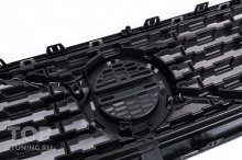 Черная решетка радиатора в стиле Р-Дизайн для Вольво С60 / В60 (2018+) ABS-пластик | Эмблема приобретается отдельно