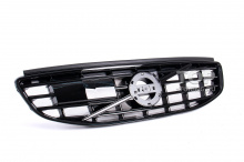 13678 Решетка радиатора Black Thor (под дистроник) для Volvo XC60 (2014-2017)