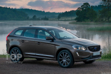 13678 Решетка радиатора Black Thor (под дистроник) для Volvo XC60 (2014-2017)