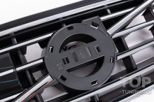 13679 Хромированая решетка радиатора (под дистроник) для Volvo XC60 (2014-2017)