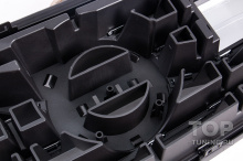 13679 Хромированая решетка радиатора (под дистроник) для Volvo XC60 (2014-2017)