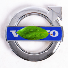 Хром эмблема-подиум для решетки радиатора для Вольво XC60 1 / S60 2 / V60 1 — рестайлинг Цена за 1 шт. | ABS пластик