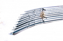 Накладка в нижнюю часть переднего бампера из полированной нержавеющей стали Premium - Тюнинг (4 поколение, дорестайлинг) Нержавеющая сталь | Легкий монтаж