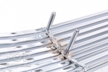 13682 Нижняя решетка PREMIUM на бампер Toyota Rav 4 (2012-2015)