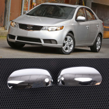 13688 Хромированные накладки на зеркала KIA Forte (2009+), Cerato (2009-2013)