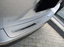 13716 Накладка из нержавеющей стали на задний бампер для Toyota Highlander (2010-2014)