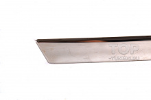 Хромированный молдинг на кромку крышки багажника Форд Фиеста (2010+) из нержавеющей стали Нержавеющая сталь | Монтаж на двухсторонний скотч