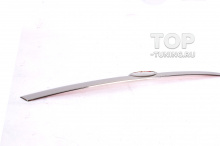 Хромированный молдинг на кромку крышки багажника Форд Фиеста (2010+) из нержавеющей стали Нержавеющая сталь | Монтаж на двухсторонний скотч