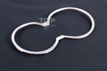 Молдинг подстаканника из нержавеющей стали для Хендай IX-35 (2010+) Установка на двухсторонний скотч | Нержавеющая сталь