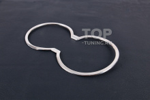 Молдинг подстаканника из нержавеющей стали для Хендай IX-35 (2010+) Установка на двухсторонний скотч | Нержавеющая сталь