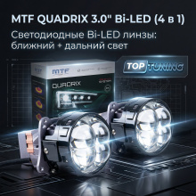 13766 Круглые светодиодные БИ-линзы QUADRIX 3