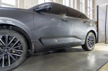 13775 Выдвижные пороги ступени RRS для Changan UNI-K (2021-2025)