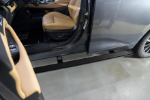 Выдвижные электропороги для Чанган ЮНИ-К (2021-2025) с управлением через смартфон Комплект - 2 шт. (Правый и левый порог) | Нагрузка до 200 кг. | Производство - Корея | Управление через приложение