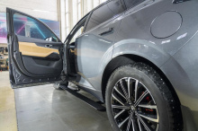 Выдвижные электропороги для Чанган ЮНИ-К (2021-2025) с управлением через смартфон Комплект - 2 шт. (Правый и левый порог) | Нагрузка до 200 кг. | Производство - Корея | Управление через приложение